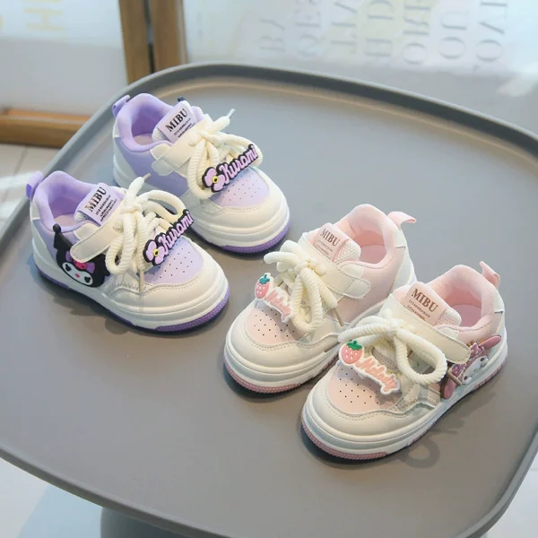 Girls sports Cute Cartoon Sneakers for Kids - Image 3