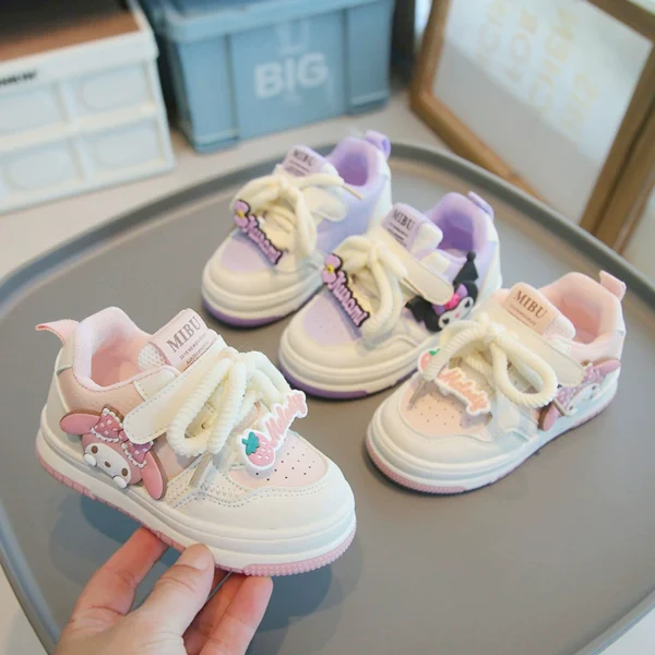 Girls sports Cute Cartoon Sneakers for Kids - Image 2