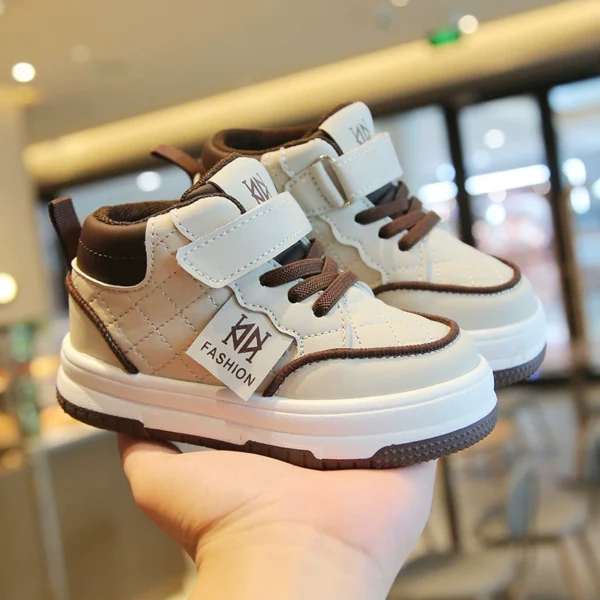 Trendy Kids High-Top Sneakers - Image 2