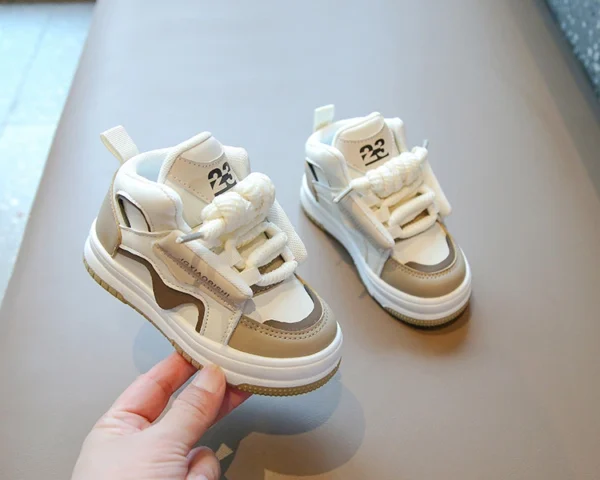 Stylish Kids High-Top Sneakers (স্টাইলিশ শিশুদের হাই-টপ স্নিকার্স ) - Image 3