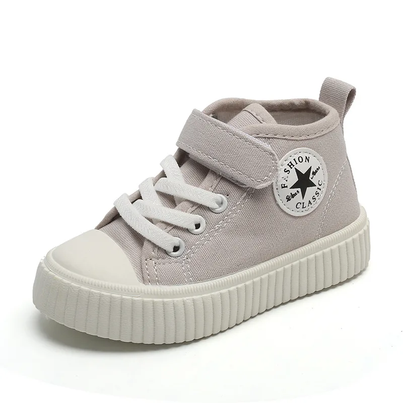 Kids High-Top Canvas Sneakers – Stylish & Comfortable Baby Shoes - Image 7