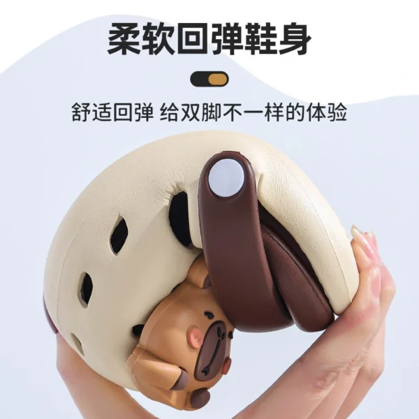 Cute Baby Sandals With 3D Teddy Bear Design - Image 5