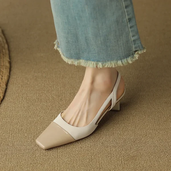 Elegant Design for Women’s Slingback Block Heels - Image 2