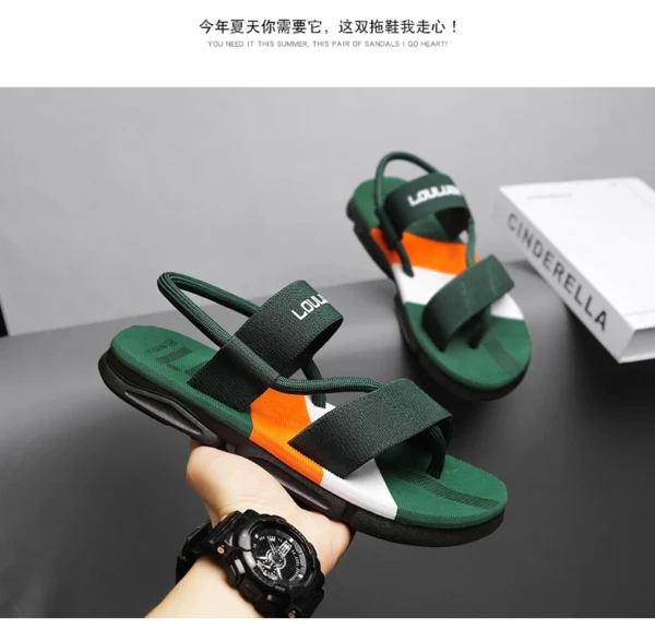 LOULUEN Mens Casual Strap Sandals - Image 3
