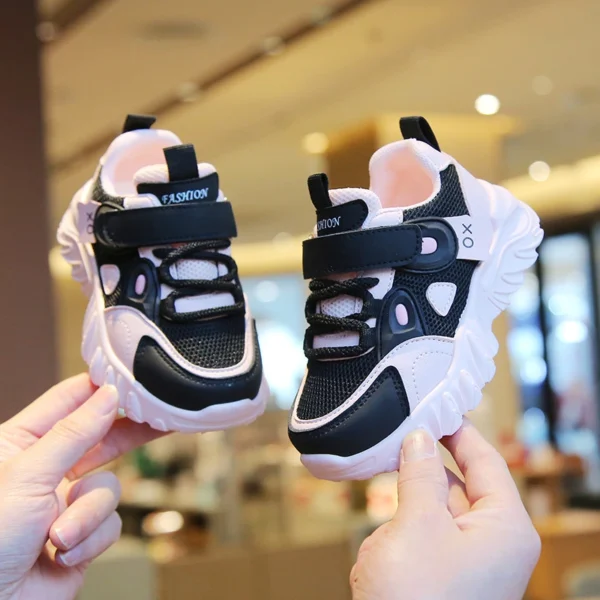 Stylish Kids Sneakers | Comfortable Velcro Sports Shoes for Boys & Girls - Image 4