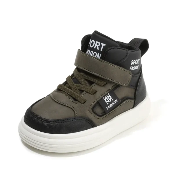 Trendy Kids High-Top Sneakers | Durable & Comfortable Fashion Shoes - Image 4
