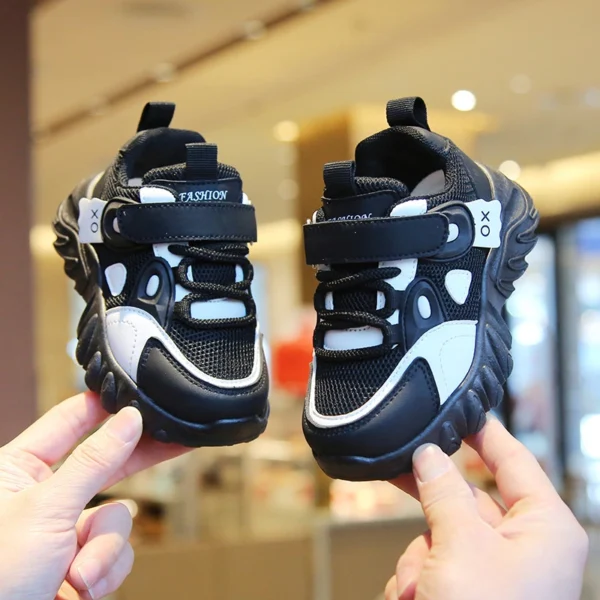 Stylish Kids Sneakers | Comfortable Velcro Sports Shoes for Boys & Girls - Image 2