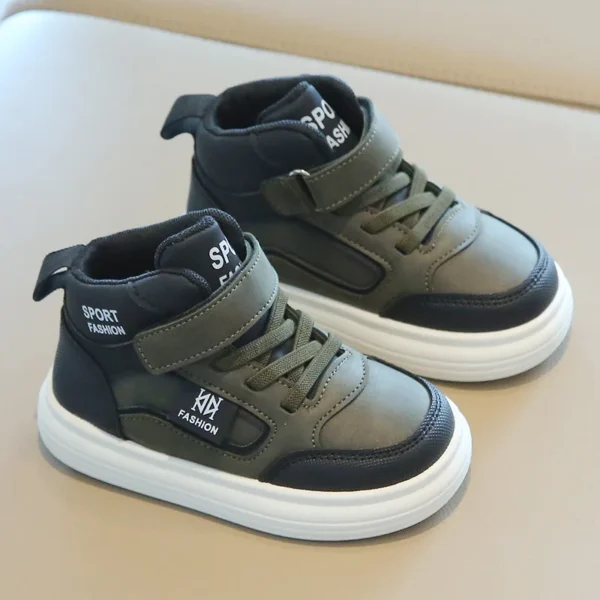 Trendy Kids High-Top Sneakers | Durable & Comfortable Fashion Shoes - Image 6