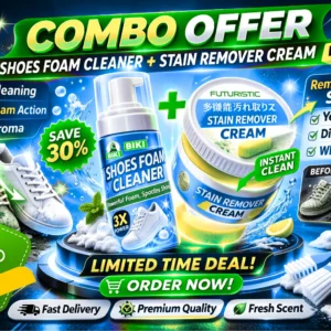 Combo Offer Foam and Cream shoe cleaner