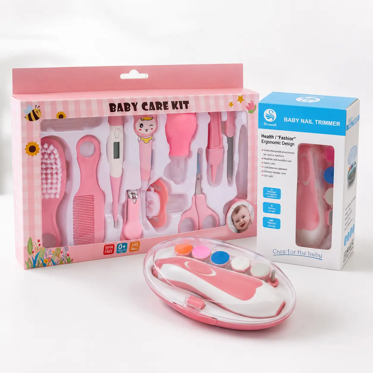 Baby Nail Trimmer and Baby Care Kit Combo for newborn and infant grooming care / নবজাতক ও শিশুর জন্য Baby Nail Trimmer এবং Baby Care Kit Combo