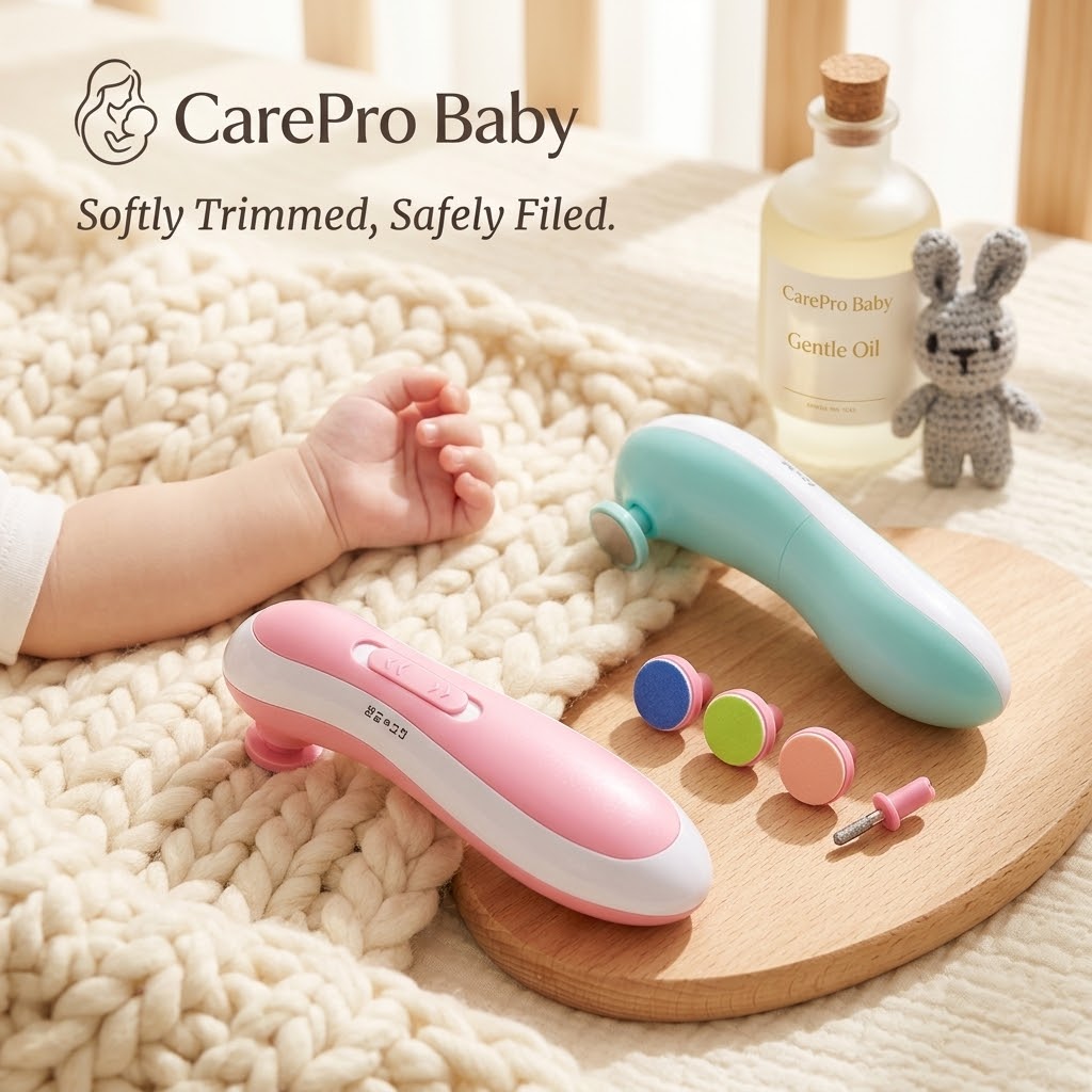 Baby Nail Trimmer + Baby Care Kit Combo – নবজাতক ও শিশুর জন্য Complete Grooming Set - Image 4