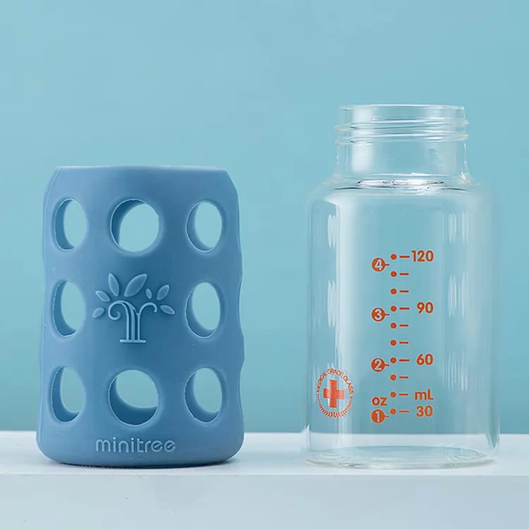 Baby Feeding Bottle with Handles | BPA-Free Anti-Colic Baby Milk Bottle (120ml) - Image 4