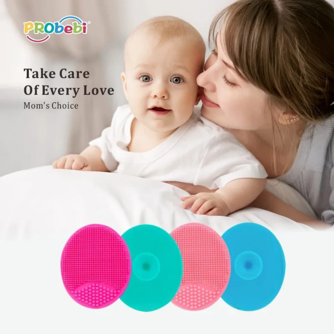 Baby Silicone Hair Brush | Soft Scalp Massage Brush for Newborn & Kids (2pcs Set) - Image 7