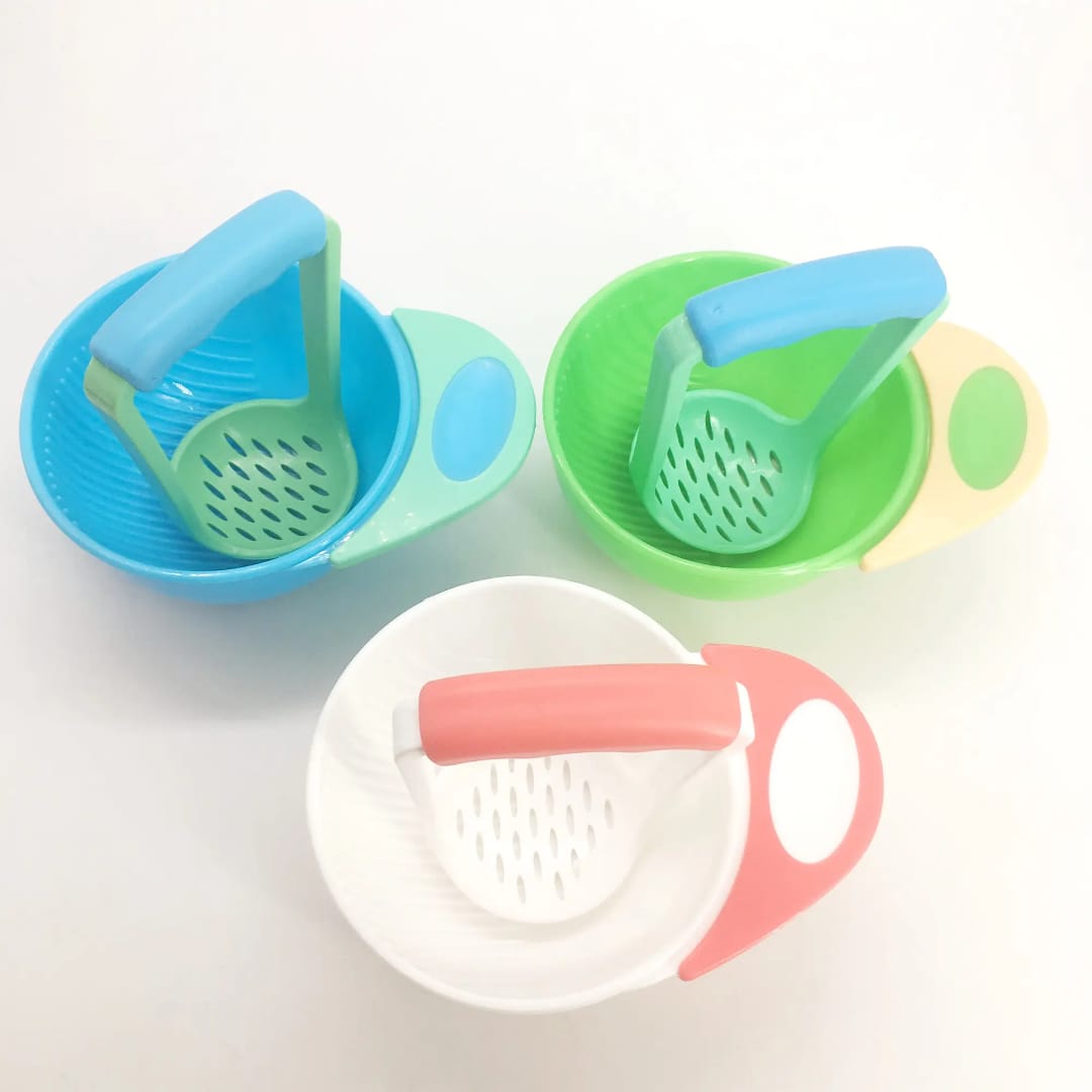 Baby Food Masher Bowl Set | Manual Baby Food Grinder & Fruit Vegetable Masher - Image 6
