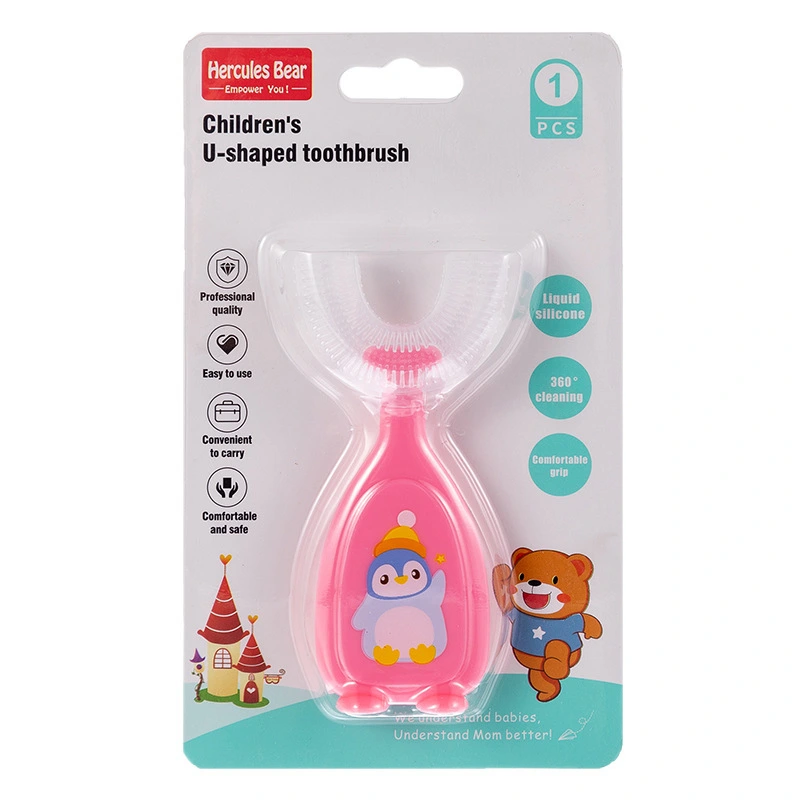 Hercules Bear Kids U-Shaped Toothbrush | 360° Silicone Baby Toothbrush for Toddlers - Image 5