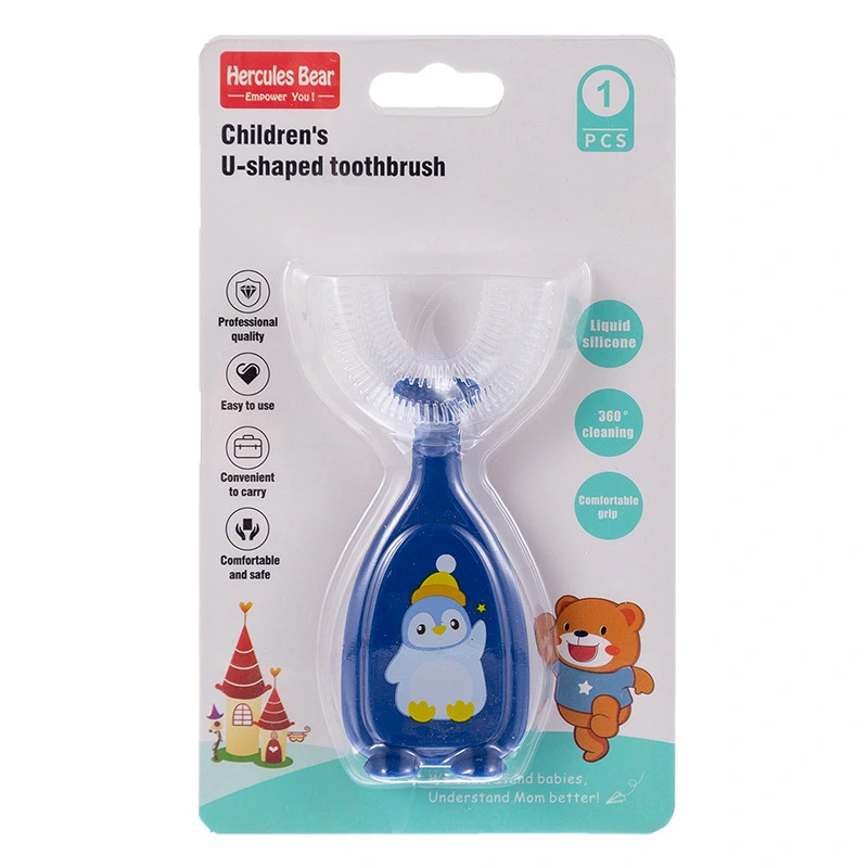 Hercules Bear Kids U-Shaped Toothbrush | 360° Silicone Baby Toothbrush for Toddlers - Image 7